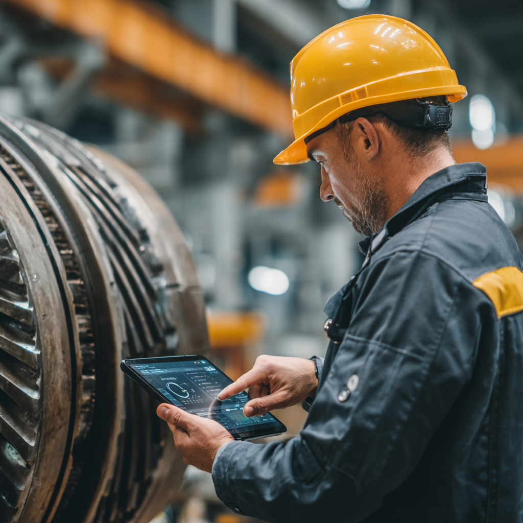 Dos obreros trabajando en una fábrica